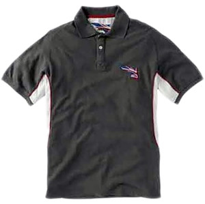 Musto STGBR Polo Shirt in dunkelgrau / wei STGBR0030